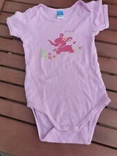 Niedlicher Kurzarmbody mit Elefantenmotiv in Größe 74/80