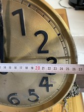 Standuhrwerk 27 cm Haller und Dorsch mit Gong und Pendel / Gewichten