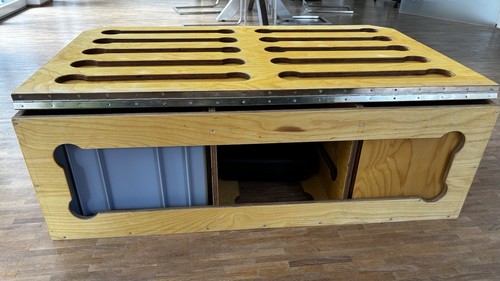 Camping box bett kochen - camping,