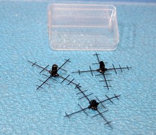 Schiffsmodell 1:1250...3 x Spritzast Ersatzmasten