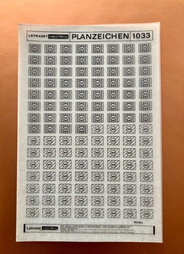 Letraset planzeichen 1033 - letraset,