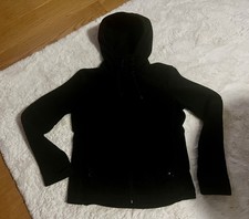 H&M Sport Fleece Jacke schwarz