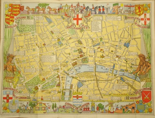 Children map london - children's,