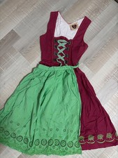 Busserl-Trachten MINI Dirndl Gr. 36 mit Schürze beere/pink/lila/grün/apfelgrün
