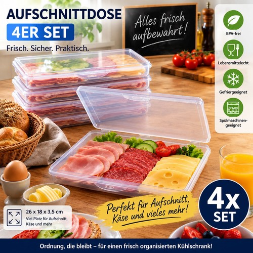 4er set aufschnittdosen - 4er,