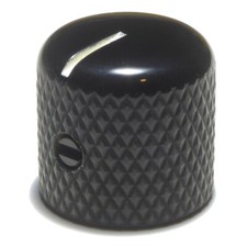 Metall Gitarrenknopf schwarz