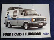 Ford Transit Clubmobil Prospekt 11.1980 gelocht