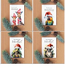 Christmas Card Animals