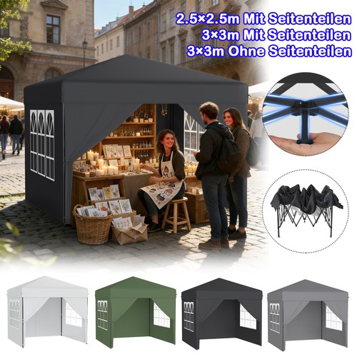 Pavillon 5x2 3x3m - 2.5x2.5m/,