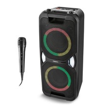 MEDION PE-1 Pure Partybox Tragbarer Bluetooth Lautsprecher mit Mikrofon und Akku