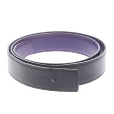 Gürtel Hermès Schwarz Lila 85 cm