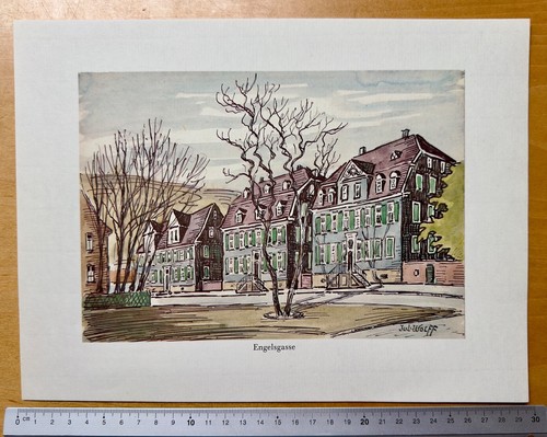 Orig alter farbdruck - orig., 29x22cm