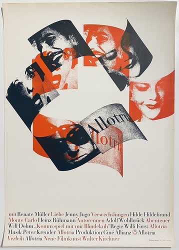 Allotria filmposter plakat - allotria,