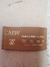 Marcona, Alpaka Mantel, Vintage, Gr. 44, Beige, Gürtel