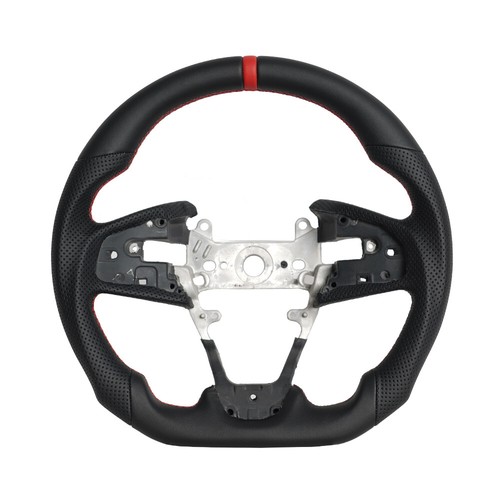 Vollleder lenkrad flach - vollleder, sport