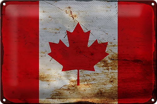 Blechschild flagge kanada - flagge,