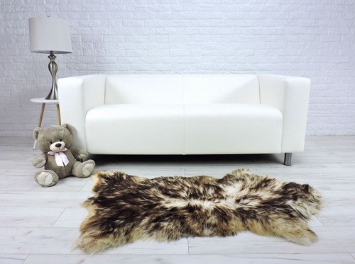 Riesiges schafsfell teppich - schafsfell,