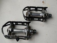 Gipiemme Dual Sprint Pedalen Rennrad Pedals Vintage Retro Road Bike Schwarz 