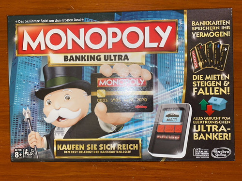 Monopoly banking ultra hasbro - monopoly, (hasbro