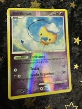 Pokémon Shiny Driftlon Lv.16 SH1 Reverse Holo Diamant & Perl Sturmtief vintage