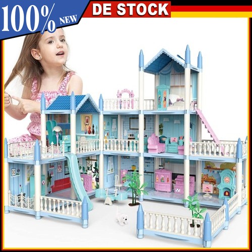 Großes puppenhaus mit möbeln - großes,