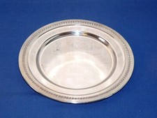 Beilagenteller Silber Perlenrand 13,5 cm #6292