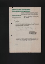 EBERSWALDE, Brief 1932, Conrad