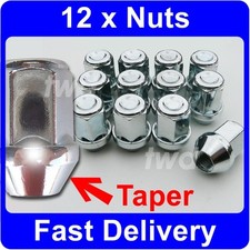 12 x KONISCHER SITZ ALU