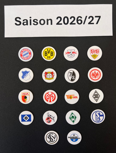 Bundesliga logo magnete saison - bundesliga,