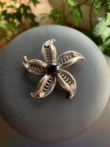 Gablonzer brosche silberfarbig - gablonzer,