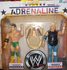 WWE C.RHODES+D.RHODES  Figuren Set+Zubehör ca. 18 cm  Wrestling-Neu,OVP,RARITÄT