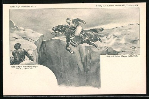 Künstler karl may - künstler-ak,