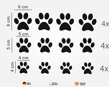 Hundepfoten Set Auto Aufkleber