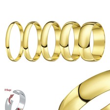 Gelbgold Ring schwer D Form 9