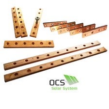 Kupfer Sammelschienen 15 x 5 mm Stromschiene für Schaltschrank CU-Schiene Kupfer