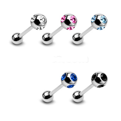 Zungen piercing barbell kugel - piercing,
