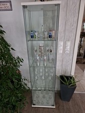 Ikea Glas Vitrine weiß 