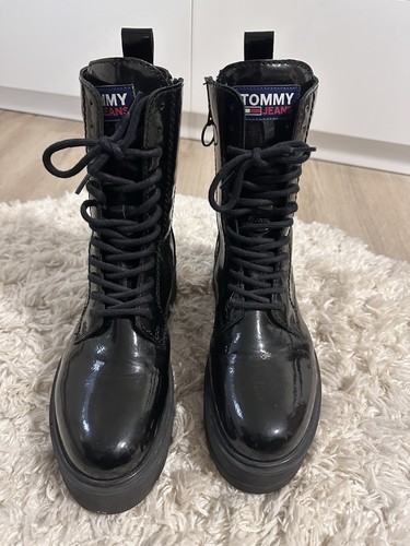 Tommy hilfiger plateau boots - hilfiger,