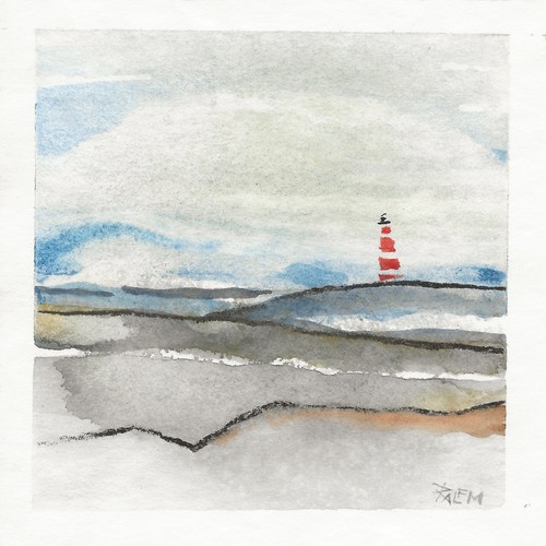 Landschaft aquarell - landschaft,