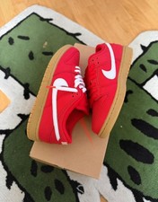 Nike dunk red gum orange - sb,