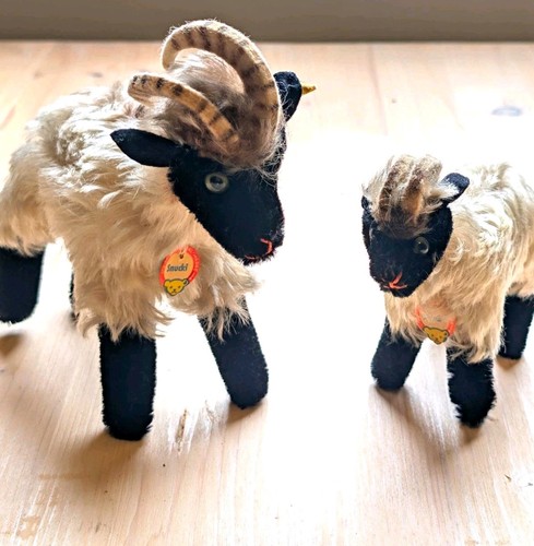Steiff 2er set schaf - schaf, stoff-