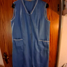 Damen Kittelschürze 44-46 blau