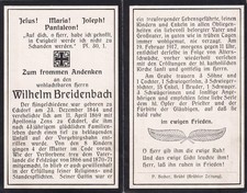 Totenzettel - Mitkämpfer