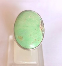 Ring mit Variscit, 925er Silber, Gr 17,5 - Variszit -