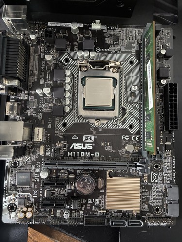 Bundle mainboard asus h110m - mainboard, h110m-d