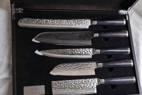 Osaka damast küchenmesser aus - küchenmesser,