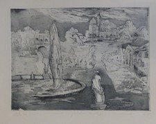 Radierung Horst Uhlemann