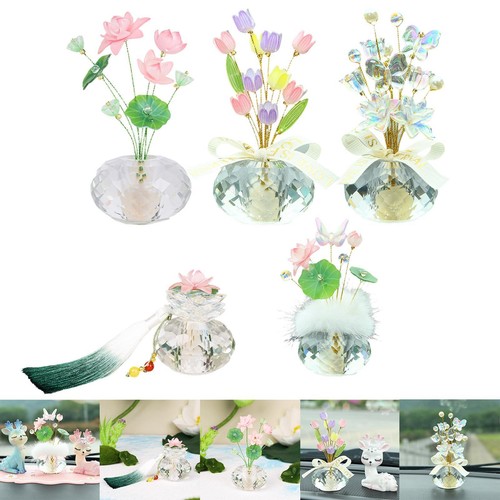 Blumen-Kristall-Auto-Ornament