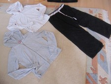 Juicy Couture 2x Nicki/Frottee Kapuzenjacke +Frottee Hose Gr. M/L ( 36/38/40 )