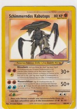 Pokemon Karte Neo Destiny Nr. 108/105 Schimmerndes Kabutops deutsch 1